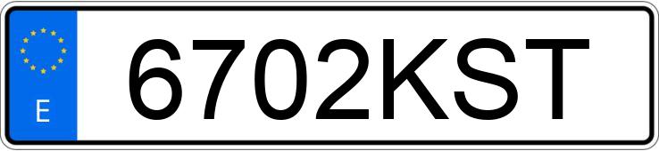 Numer rejestracyjny 6702KST posiada VOLKSWAGEN T-ROC Numer rejestracyjny 6702KST posiada VOLKSWAGEN T-ROC