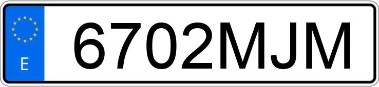 Numer rejestracyjny 6702MJM posiada BMW X2