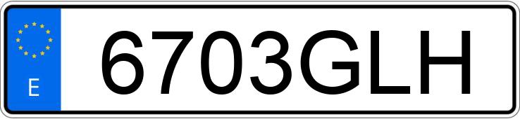 Numer rejestracyjny 6703GLH posiada OPEL ASTRA