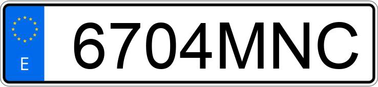 Numer rejestracyjny 6704MNC posiada PEUGEOT 2008