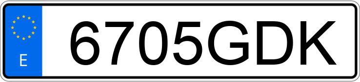 Numer rejestracyjny 6705GDK posiada SUZUKI GSX 650 Numer rejestracyjny 6705GDK posiada SUZUKI GSX 650