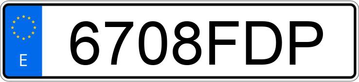 Die Registrierungsnummer 6708FDP hat SKODA FABIA YOUNG 1.4 TDI 70 Die Registrierungsnummer 6708FDP hat SKODA FABIA YOUNG 1.4 TDI 70