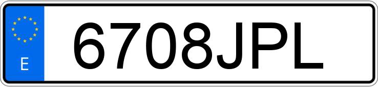 Numer rejestracyjny 6708JPL posiada MITSUBISHI OUTLANDER