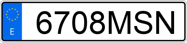 Numer rejestracyjny 6708MSN posiada VOLKSWAGEN ARTEON SHOOTINGBRAKE