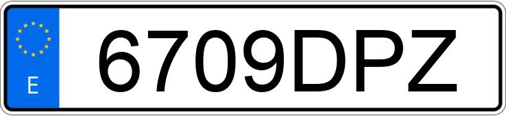 Numer rejestracyjny 6709DPZ posiada RENAULT MEGANE