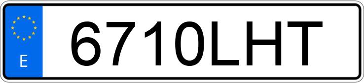 Numer rejestracyjny 6710LHT posiada DACIA SANDERO STEPWAY