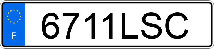 Numer rejestracyjny 6711LSC posiada MAZDA CX-30