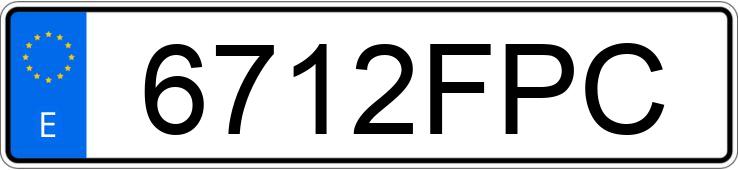 Numer rejestracyjny 6712FPC posiada VOLKSWAGEN POLO Numer rejestracyjny 6712FPC posiada VOLKSWAGEN POLO