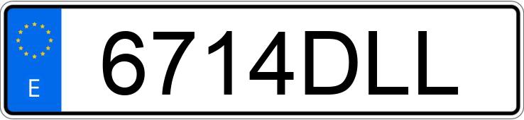 Numer rejestracyjny 6714DLL posiada SAAB 9-3