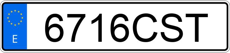 Numer rejestracyjny 6716CST posiada HONDA CBR 600 Numer rejestracyjny 6716CST posiada HONDA CBR 600