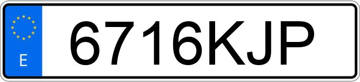 Numer rejestracyjny 6716KJP posiada CITROEN C4 CACTUS