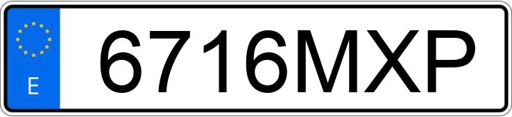Numer rejestracyjny 6716MXP posiada KTM 690 Numer rejestracyjny 6716MXP posiada KTM 690