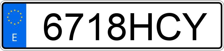 Numer rejestracyjny 6718HCY posiada OPEL INSIGNIA