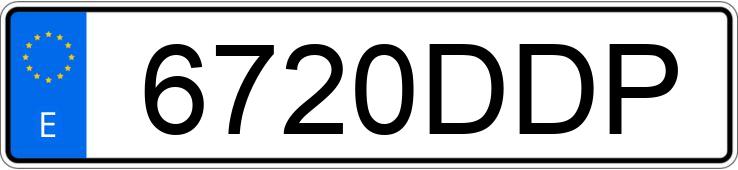 Numer rejestracyjny 6720DDP posiada KIA PICANTO