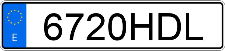Numer rejestracyjny 6720HDL posiada OPEL ASTRA