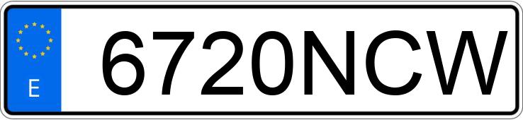 Numer rejestracyjny 6720NCW posiada MAZDA CX-5