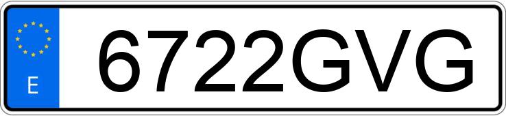 Numer rejestracyjny 6722GVG posiada SEAT IBIZA Numer rejestracyjny 6722GVG posiada SEAT IBIZA