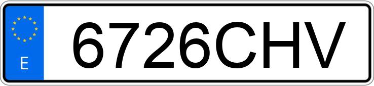 Numer rejestracyjny 6726CHV posiada MINI MINI