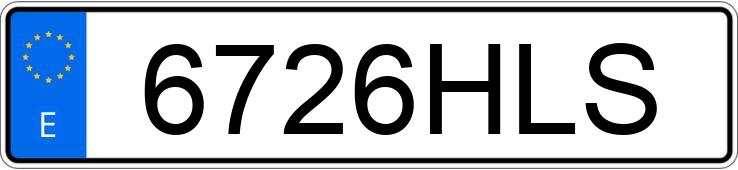 Numer rejestracyjny 6726HLS posiada BMW SERIE 1