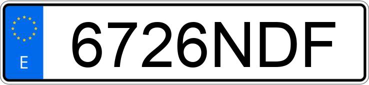 Il numero di registrazione 6726NDF ha AUDI A3 ALLSTREET