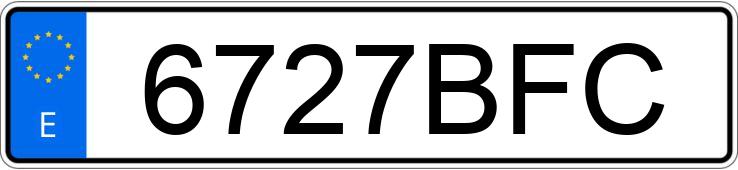 Numer rejestracyjny 6727BFC posiada BMW SERIE 5 Numer rejestracyjny 6727BFC posiada BMW SERIE 5