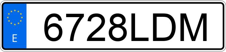 Numer rejestracyjny 6728LDM posiada CITROEN C3