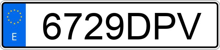 Numer rejestracyjny 6729DPV posiada CITROEN XSARA