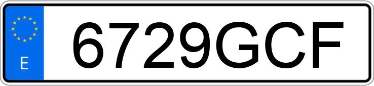 Numer rejestracyjny 6729GCF posiada SEAT IBIZA Numer rejestracyjny 6729GCF posiada SEAT IBIZA