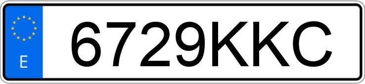 Numer rejestracyjny 6729KKC posiada VOLKSWAGEN GOLF Numer rejestracyjny 6729KKC posiada VOLKSWAGEN GOLF