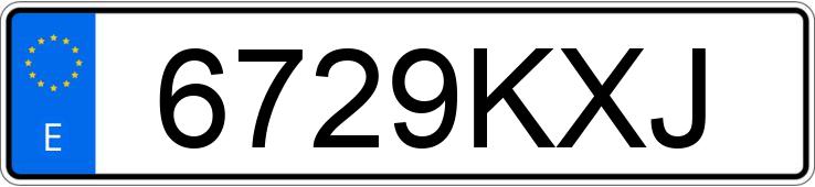 Numer rejestracyjny 6729KXJ posiada SKODA FABIA
