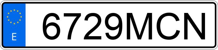 Numer rejestracyjny 6729MCN posiada AUDI A5