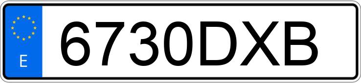 Numer rejestracyjny 6730DXB posiada PEUGEOT 307 Numer rejestracyjny 6730DXB posiada PEUGEOT 307