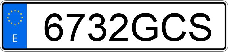 Numer rejestracyjny 6732GCS posiada AUDI A4
