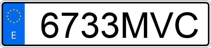 Numer rejestracyjny 6733MVC posiada TESLA MODEL 3 Numer rejestracyjny 6733MVC posiada TESLA MODEL 3
