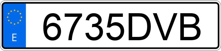 Numer rejestracyjny 6735DVB posiada HYUNDAI GETZ