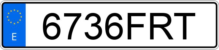 Numer rejestracyjny 6736FRT posiada BMW SERIE 3 Numer rejestracyjny 6736FRT posiada BMW SERIE 3