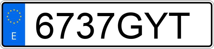 Numer rejestracyjny 6737GYT posiada NISSAN QASHQAI