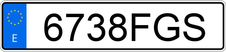 Numer rejestracyjny 6738FGS posiada MERCEDES VITO Numer rejestracyjny 6738FGS posiada MERCEDES VITO