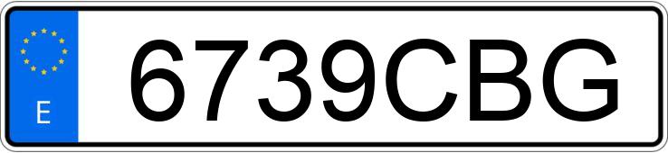 Numer rejestracyjny 6739CBG posiada SEAT LEON