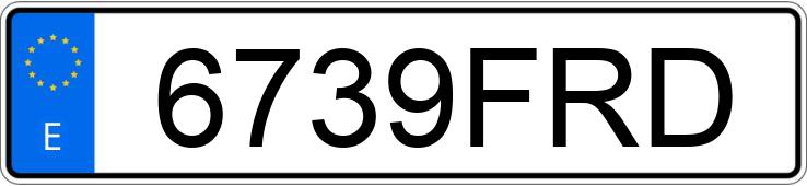 Numer rejestracyjny 6739FRD posiada FORD FOCUS Numer rejestracyjny 6739FRD posiada FORD FOCUS