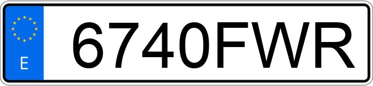 Numer rejestracyjny 6740FWR posiada VOLKSWAGEN GOLF Numer rejestracyjny 6740FWR posiada VOLKSWAGEN GOLF