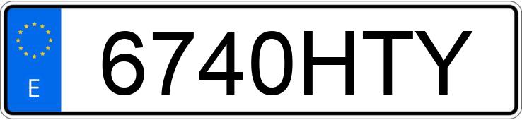 Numer rejestracyjny 6740HTY posiada MINI MINI