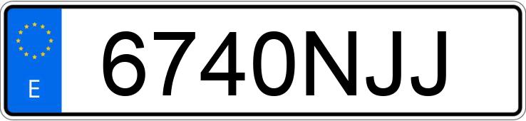 Numer rejestracyjny 6740NJJ posiada BMW X1