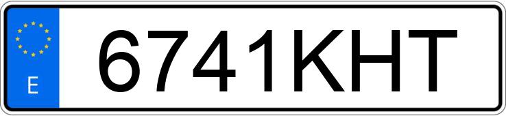 Numer rejestracyjny 6741KHT posiada VOLKSWAGEN T-ROC