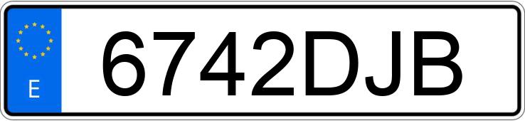 Numer rejestracyjny 6742DJB posiada RENAULT TRAFIC Numer rejestracyjny 6742DJB posiada RENAULT TRAFIC
