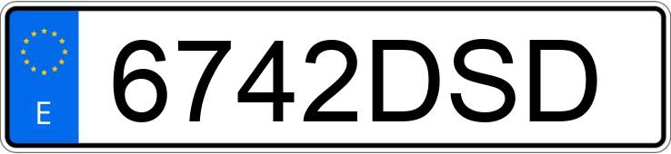 Numer rejestracyjny 6742DSD posiada KIA SPORTAGE