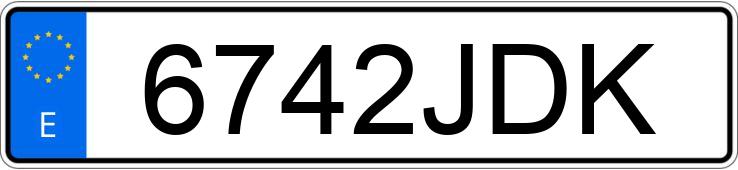 Numer rejestracyjny 6742JDK posiada SMART FORFOUR Numer rejestracyjny 6742JDK posiada SMART FORFOUR