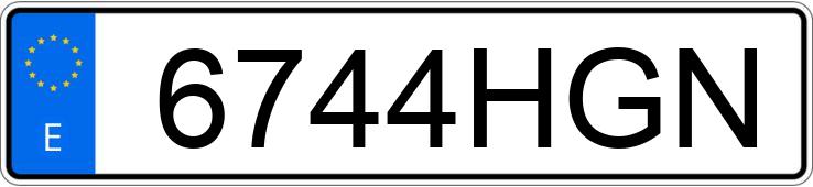 Numer rejestracyjny 6744HGN posiada NISSAN QASHQAI