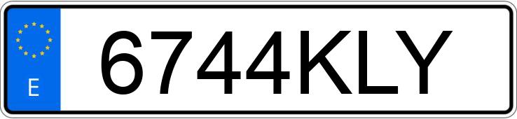 Numer rejestracyjny 6744KLY posiada FIAT TIPO Numer rejestracyjny 6744KLY posiada FIAT TIPO