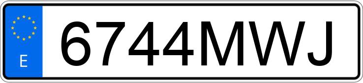 Numer rejestracyjny 6744MWJ posiada KIA XCEED